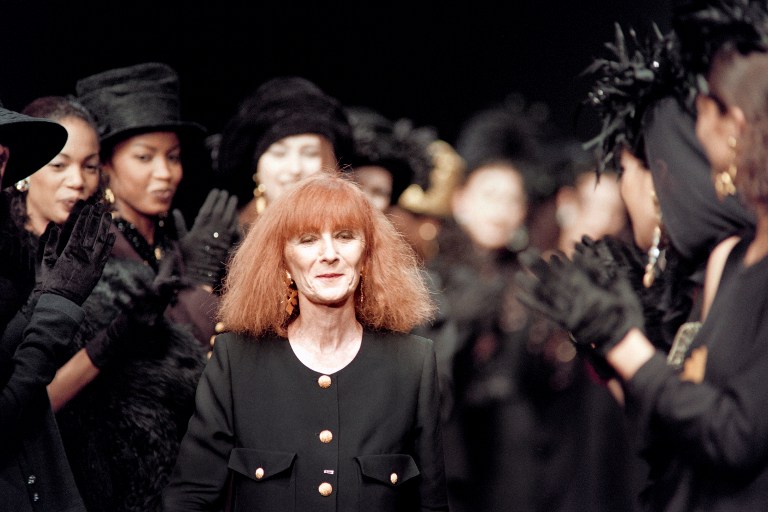Sonia Rykiel in 1993 (Photo by Pierre Guillaud / AFP)